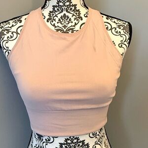 Lululemon Longline Sports Bra Blush Pink Size 8